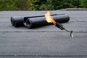 bitumen torch on images